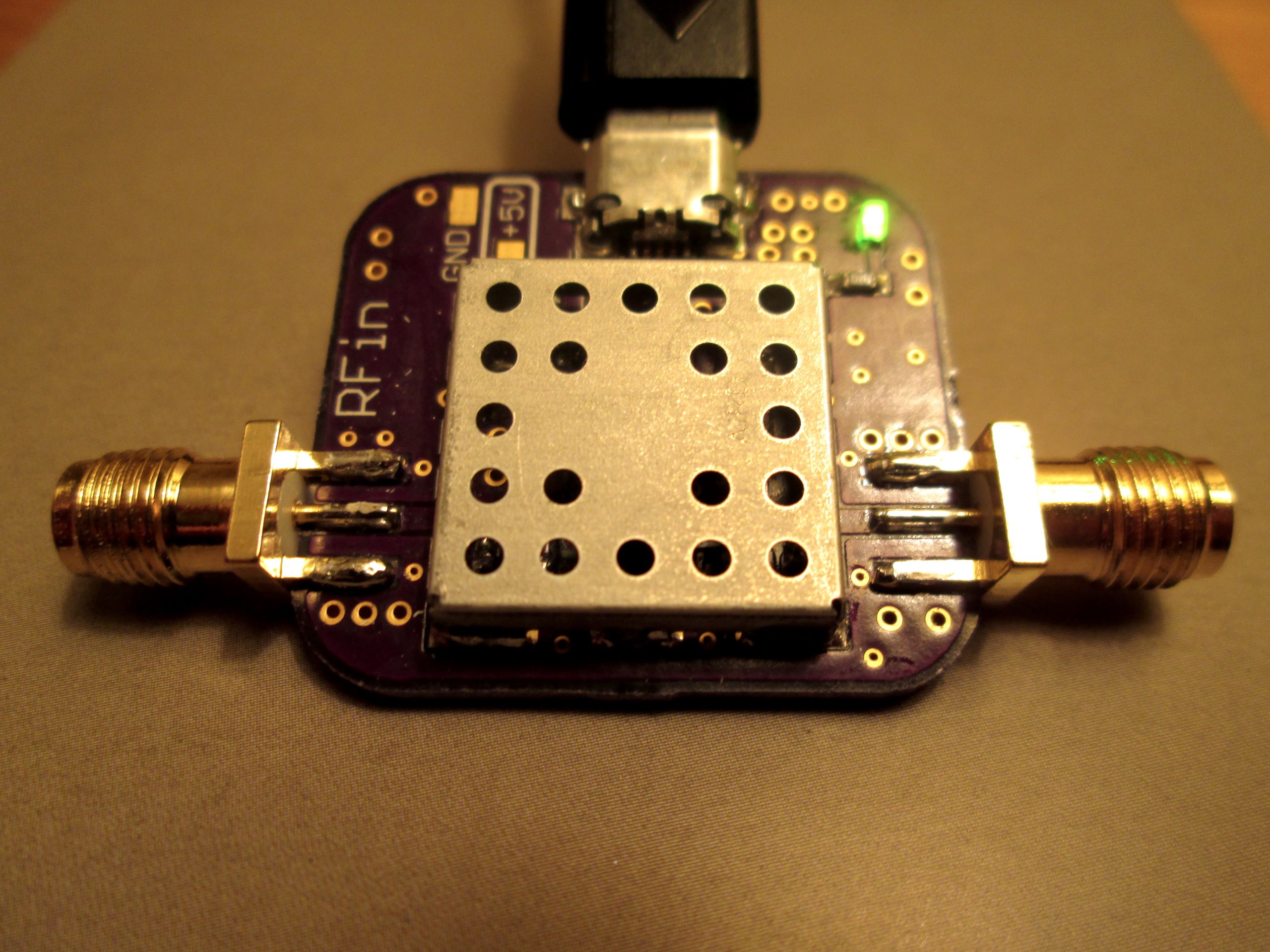 Prefiltered GPS L1 Ultra Low Noise Amplifier from gpio on Tindie