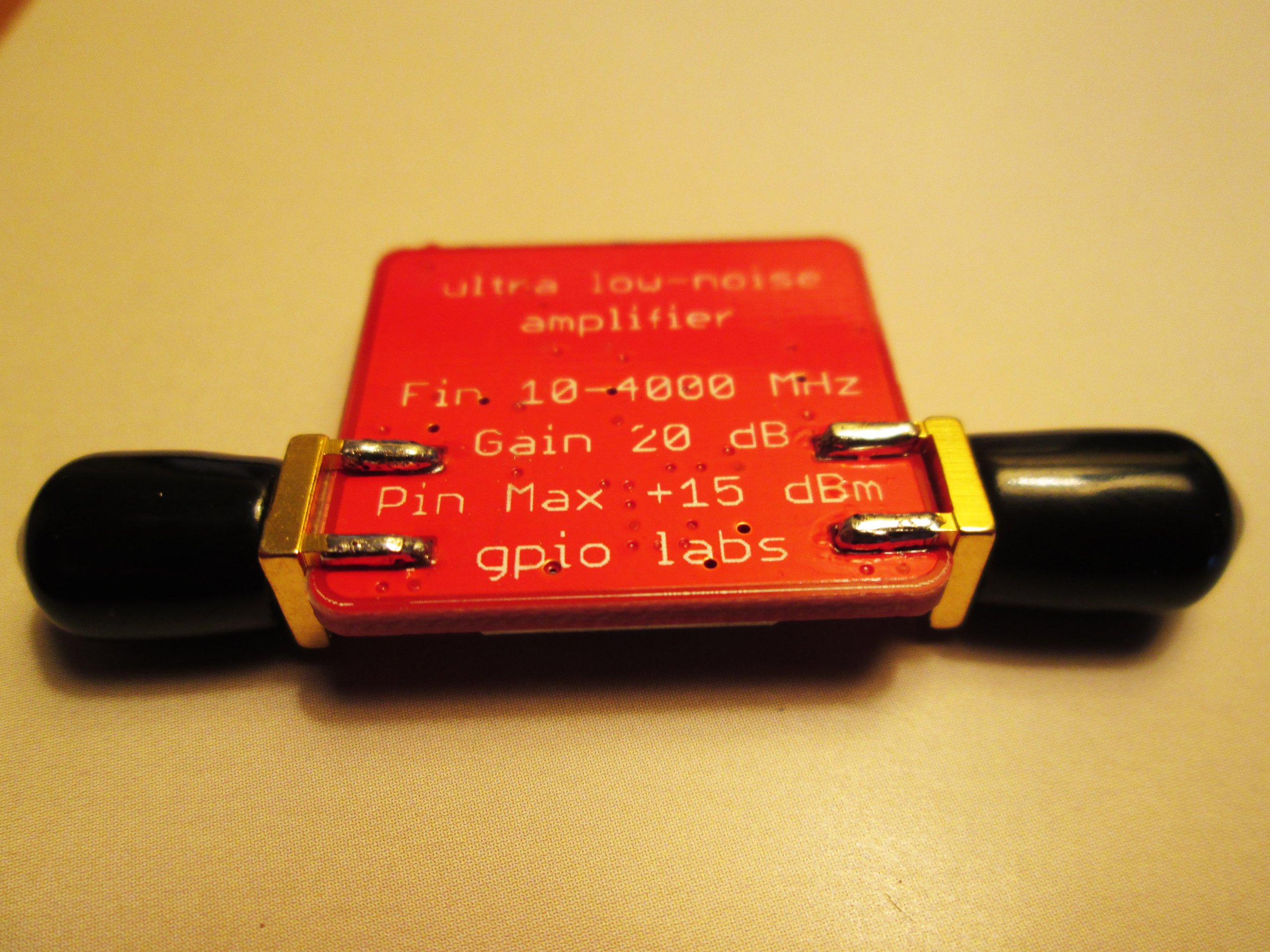 Ultra Low Noise Amplifier 10 MHz To 4000 MHz From Gpio On Tindie