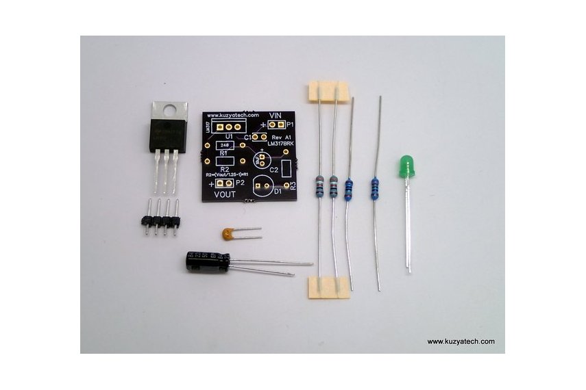 LM317 power supply kit, Arduino pre-regulator from kuzyatech on Tindie