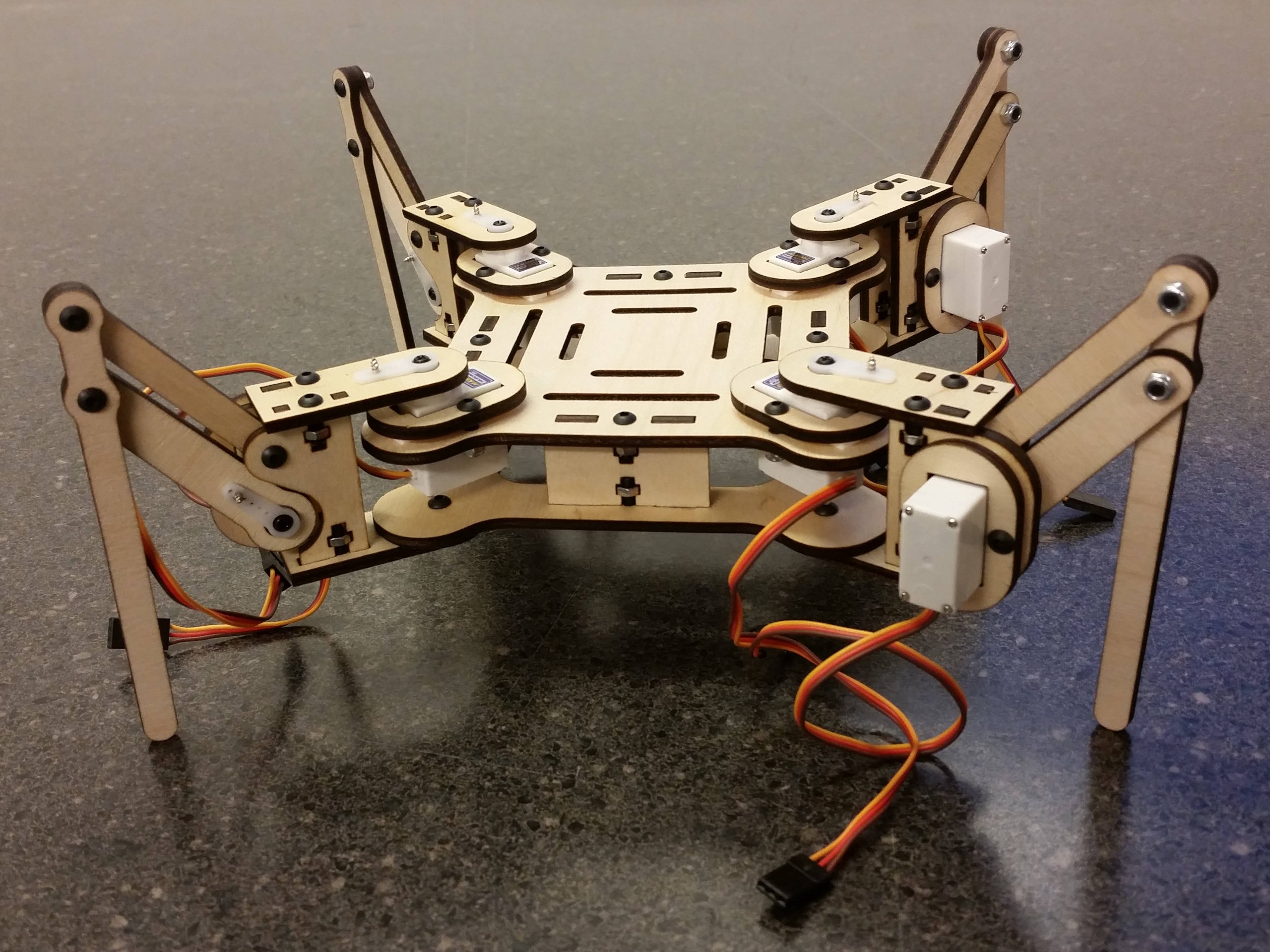 mePed Quadruped Robot Kit from SpierceTech on Tindie