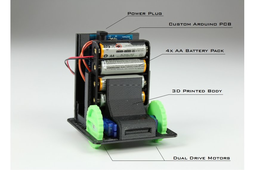 LittleBot: Simple Educational Robotics Kit from slantconcepts on Tindie