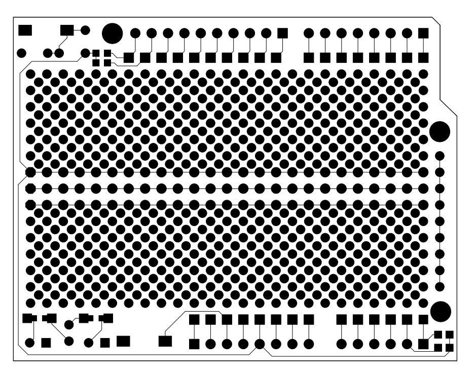 Through Hole Prototyping Shield for Arduino Uno from Schmart on Tindie
