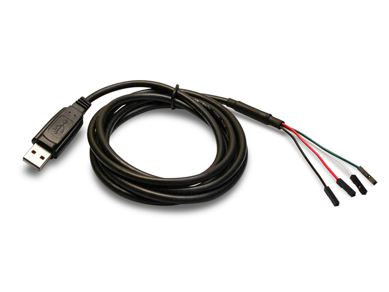 RASPBERRY PI Debug Cable BLACK USB to Serial 6ft from calfabco on Tindie