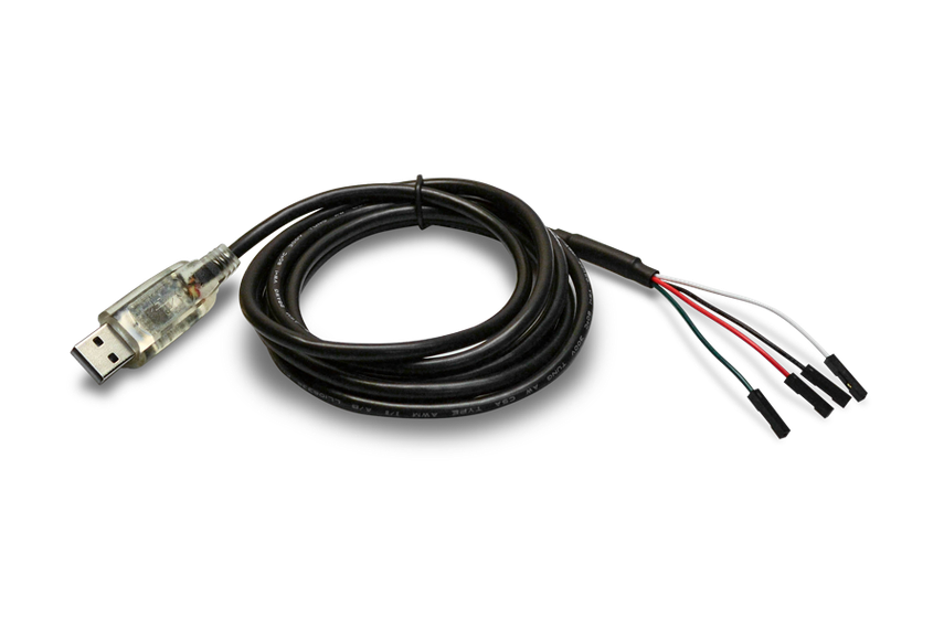 RASPBERRY PI Debug Cable CLEAR USB to Serial 6ft from calfabco on Tindie