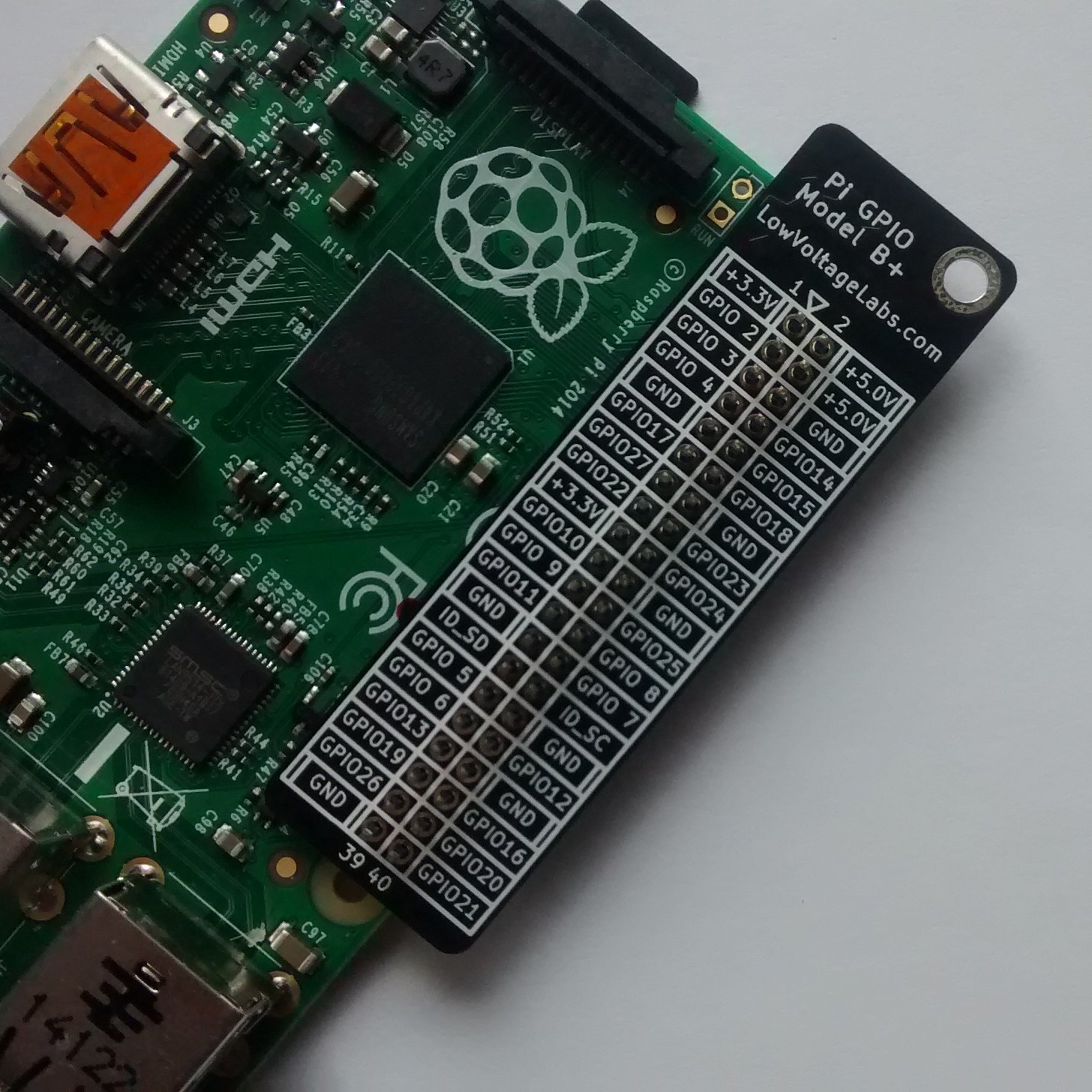 Pi GPIO Plus Reference Board from LowVoltageLabs on Tindie