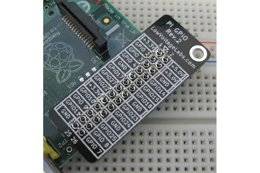 Pi GPIO Reference Board from LowVoltageLabs on Tindie