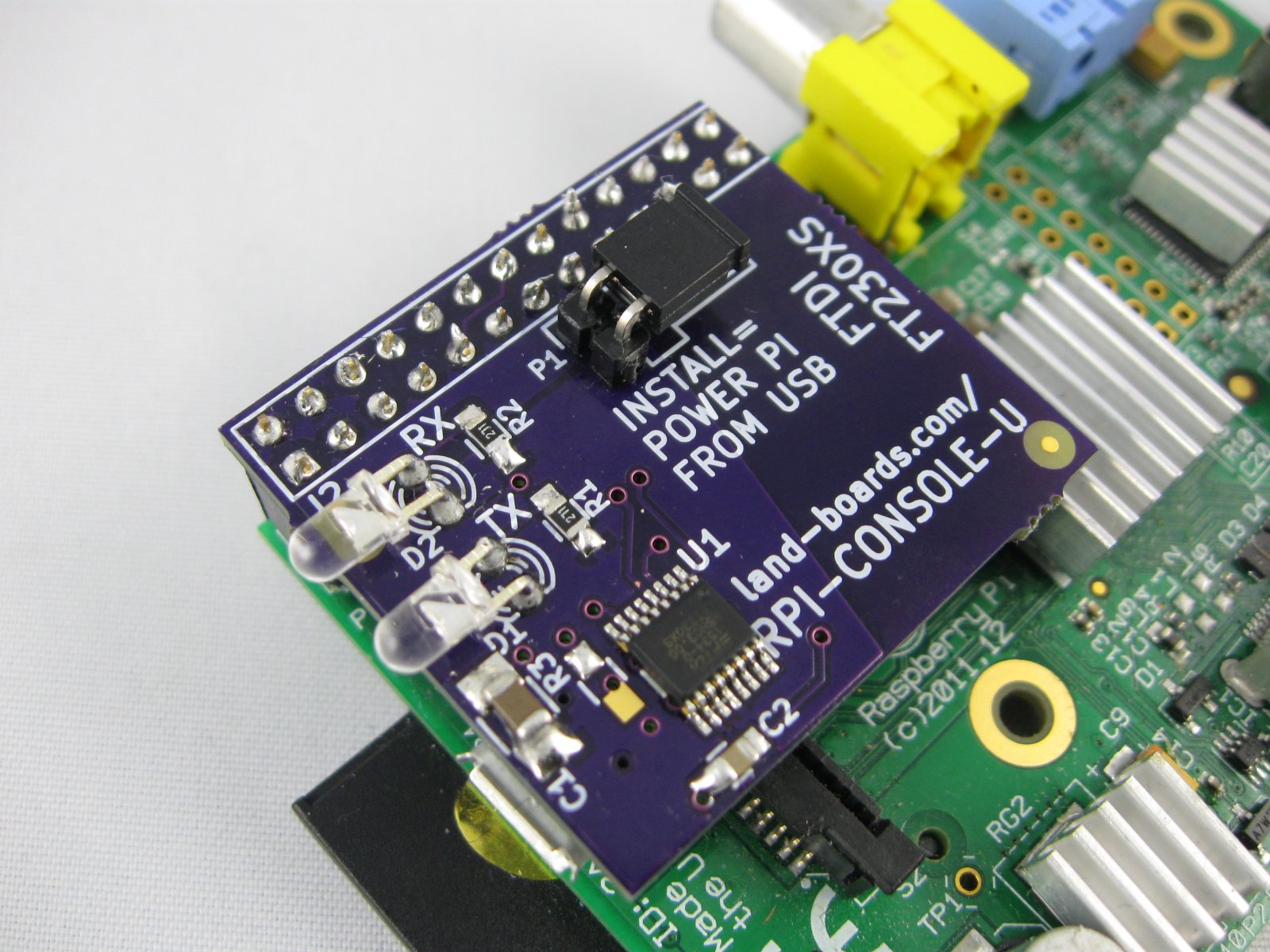 Raspberry Pi Console Card (RPICONSOLEU) from land_boards on Tindie