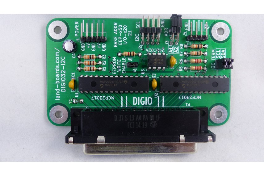 32Bit Digital I/O Card (DIGIO32I2C) from land_boards on Tindie