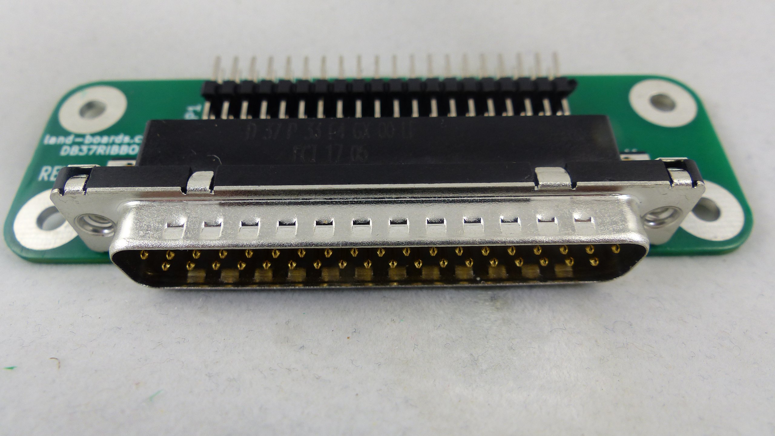 DB37 to Ribbon Cable Adapter Card from land_boards on Tindie