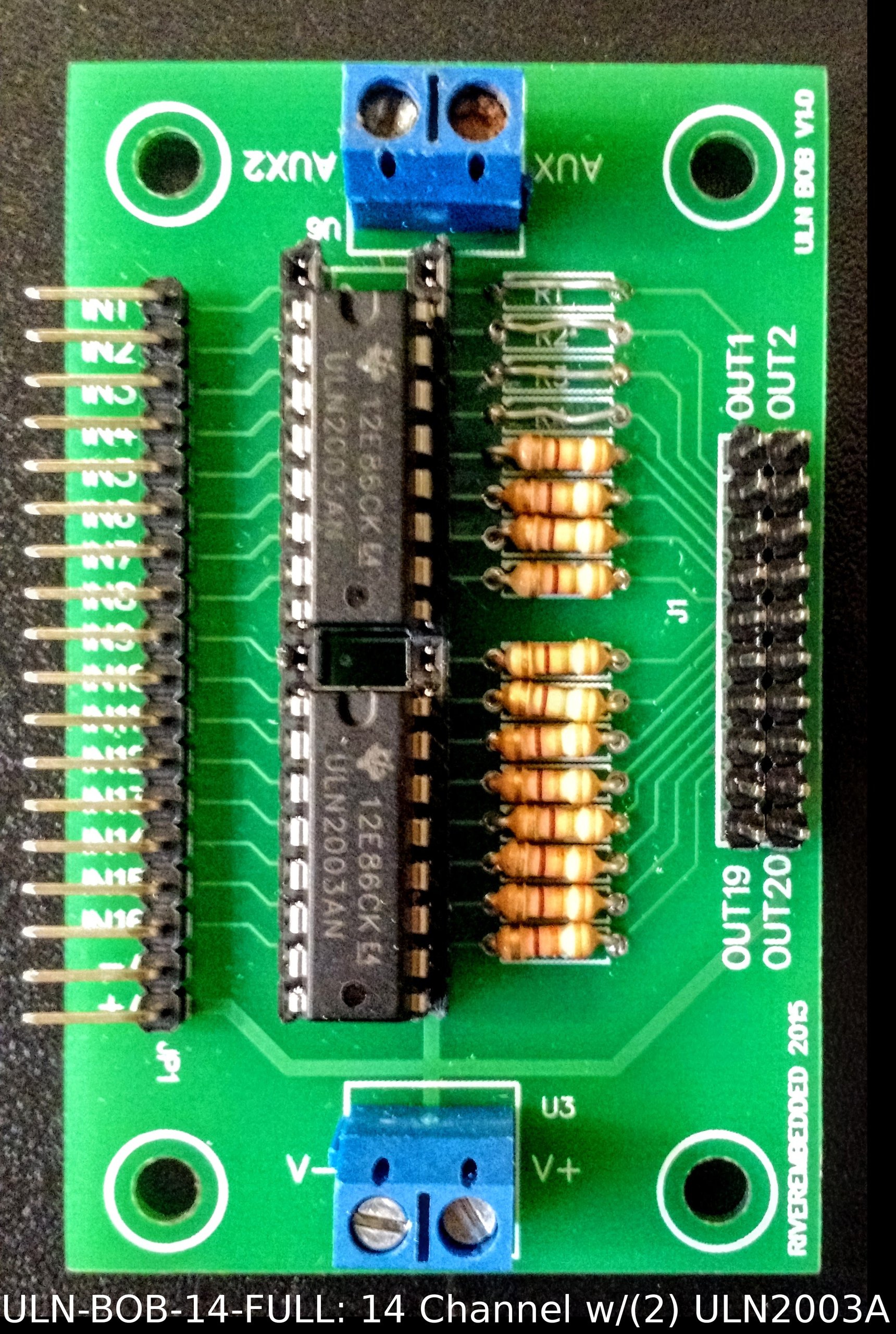 16 Ch. Darlington Driver PCB Arduino, RaspPi, PLC from rbwilliams on Tindie