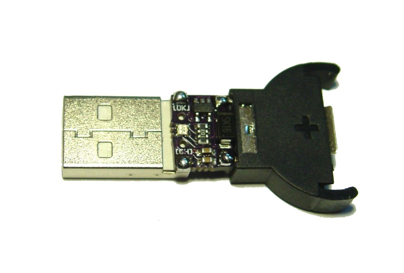 USB Lithium Ion coin cell battery charger LIR2032 from bobricius on Tindie