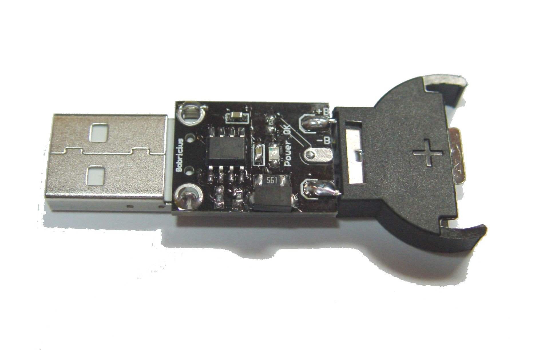 USB Lithium Ion coin cell battery charger ML2032 from bobricius on Tindie