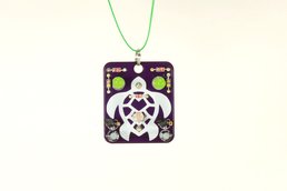 Turtle: Wearable Blinky-Board Soldering Skills Kit