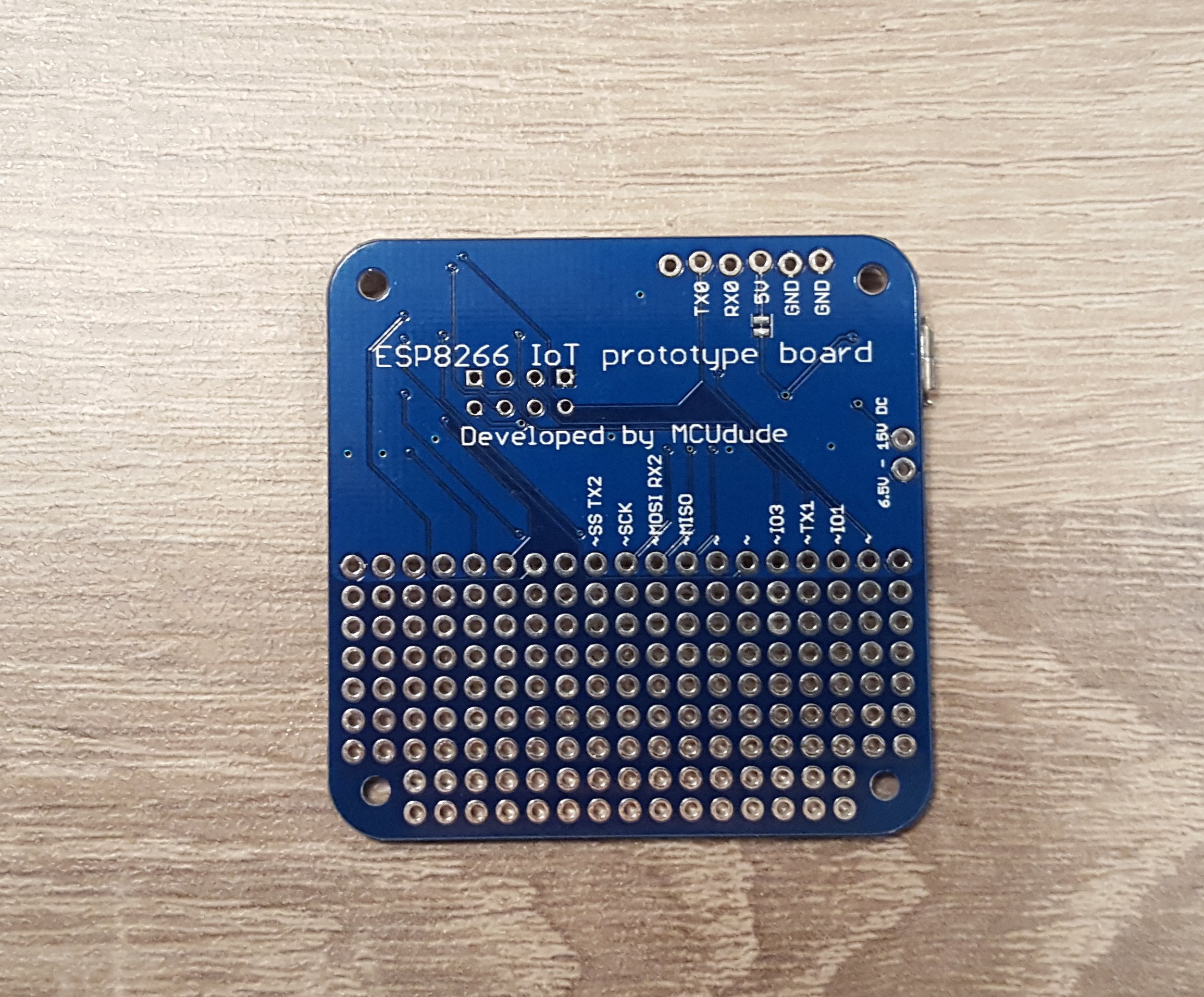 Esp8266 Iot Prototyping Board From Mcudude On Tindie