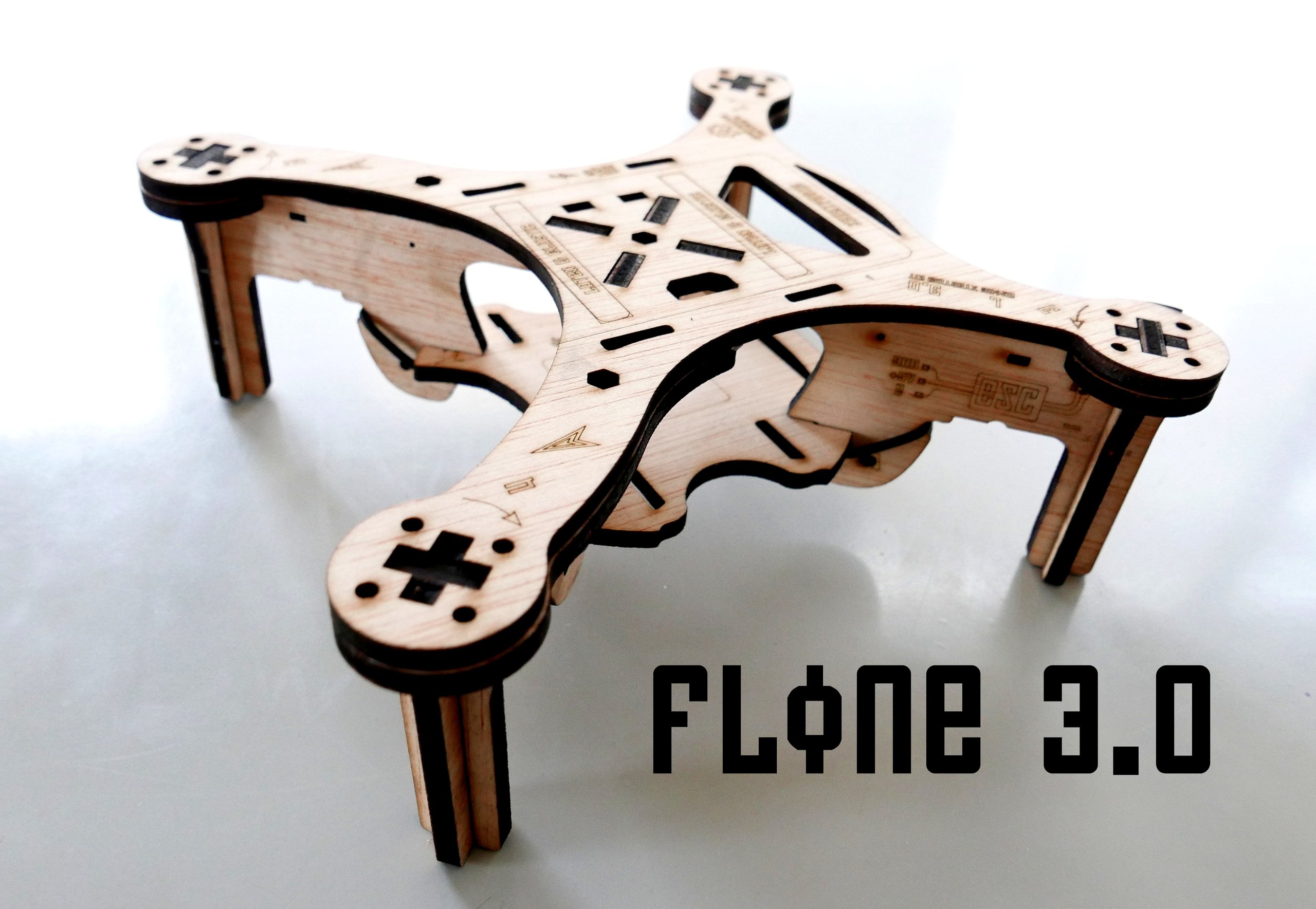 flone-3-0-drone-wood-frame-from-lot-on-tindie