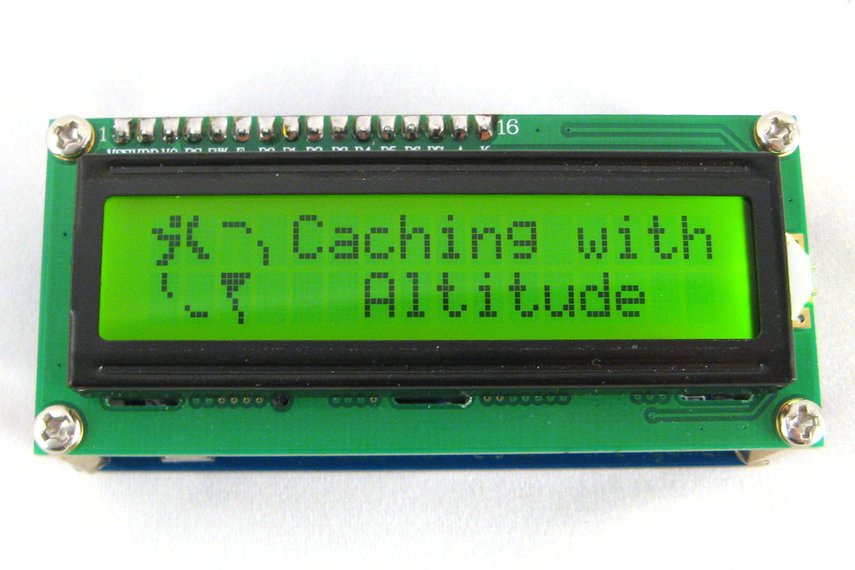 Arduino based Altitude Geocache from FemtoCow on Tindie