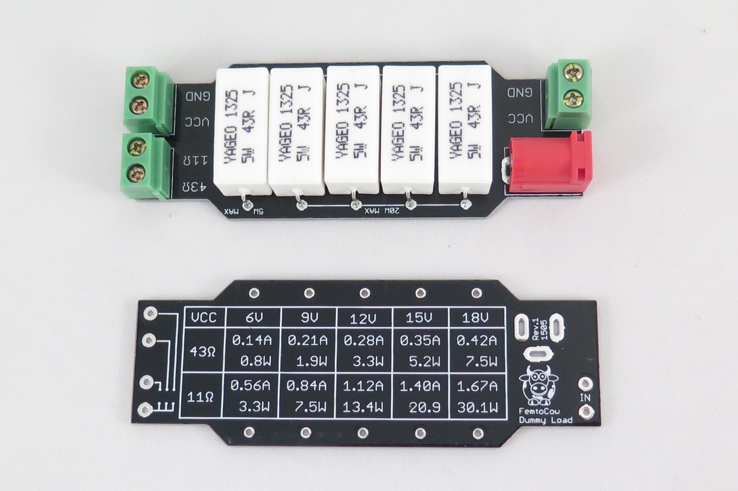 20W 11 Ohm Dummy Load Kit from FemtoCow on Tindie