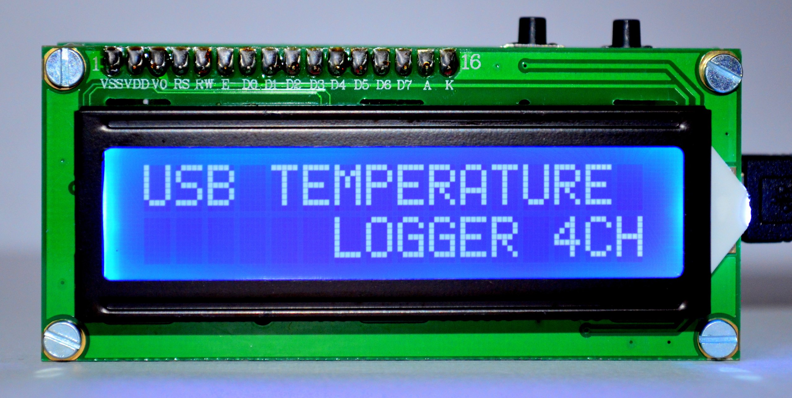 4 CH USB Temperature Data Logger from bugrovs2012 on Tindie