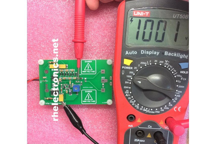 POSITIVE Polarity HV High Voltage Power Supply 1KV from rhgeiger on Tindie