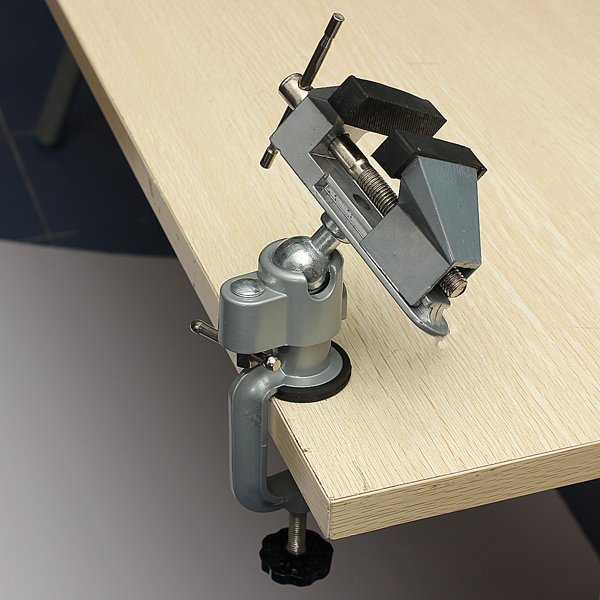 Professional Vises Bench Swivel Vise With Clamp 3 inch Tabletop Vise