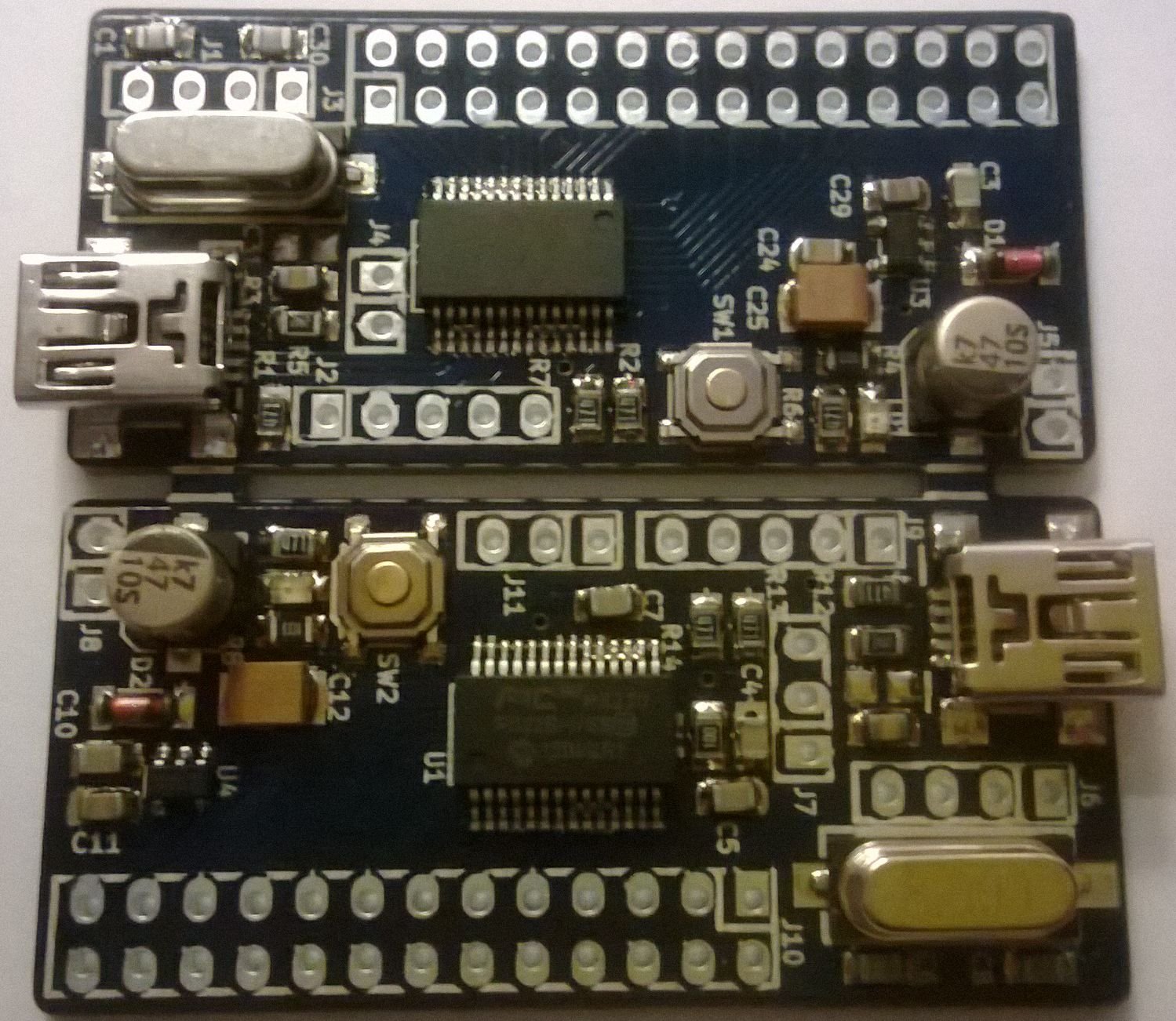 PIC32 & PIC18 Breakout board from fastlink30 on Tindie