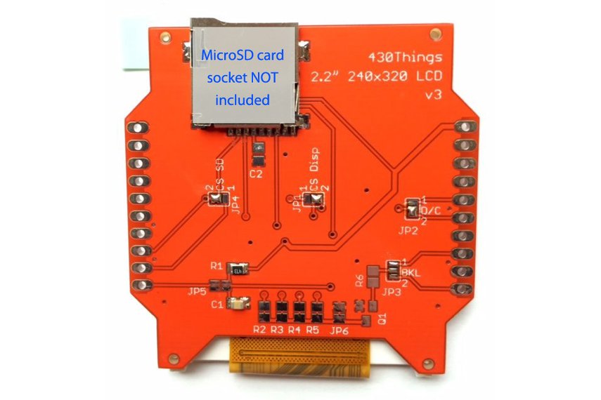 2.2" Color LCD Booster Pack (320x240)