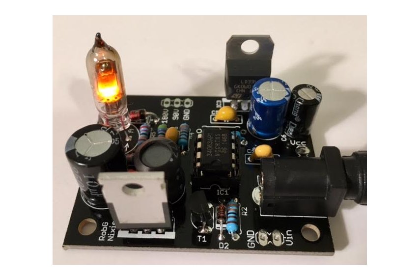 Nixie tube power supply kit from RobG on Tindie