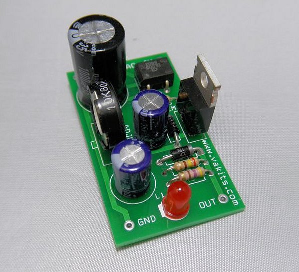 Adjustable DC Power Supply Kit (1725) from nfceramics on Tindie