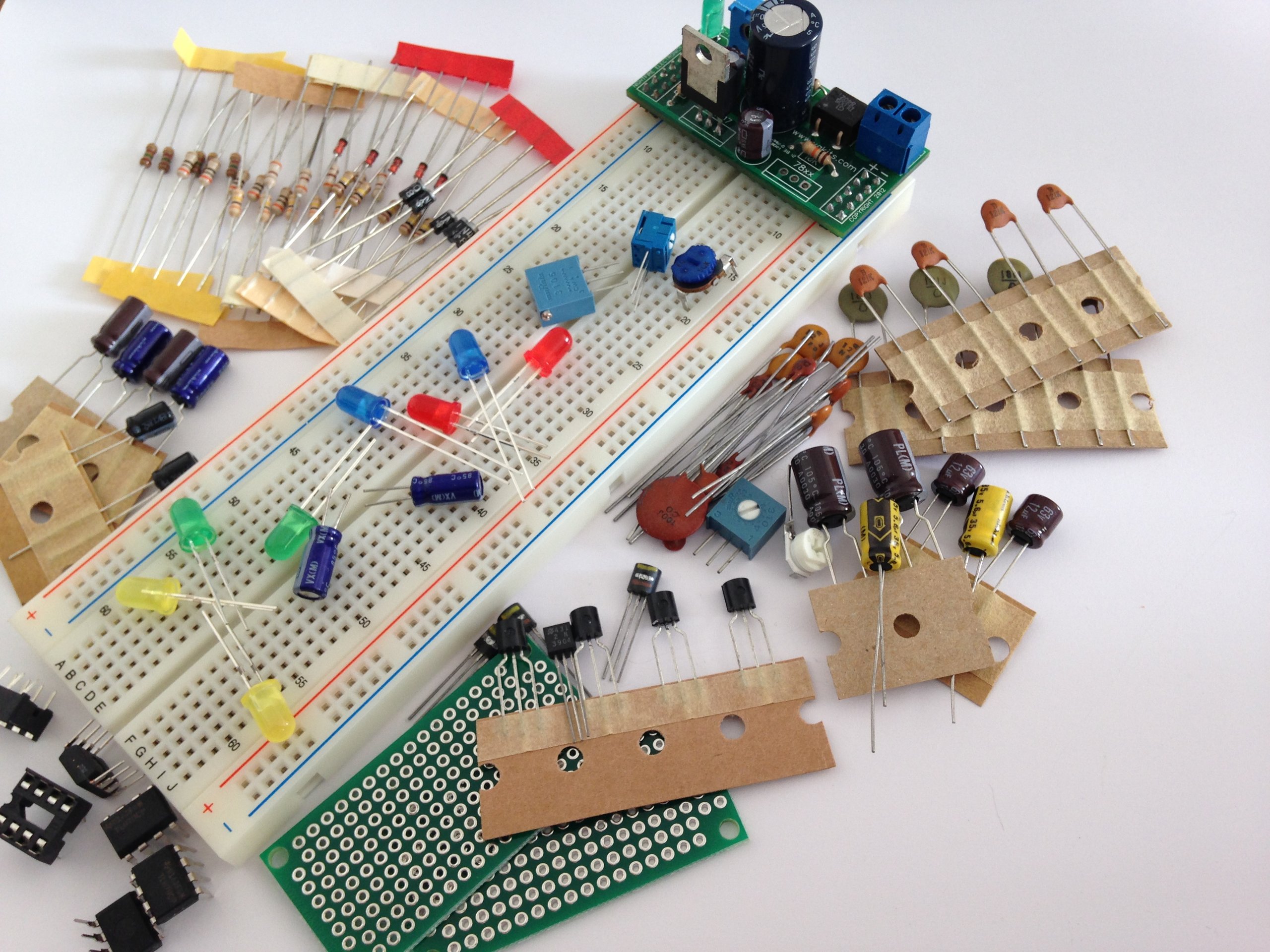 Solderless Breadboard & Op Amp Kit #2 (#1235) from nfceramics on Tindie