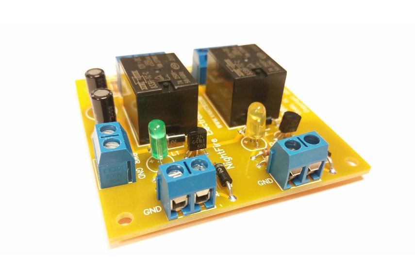 Dual Relay Module Kit Selectable Coil Voltage from nfceramics on Tindie