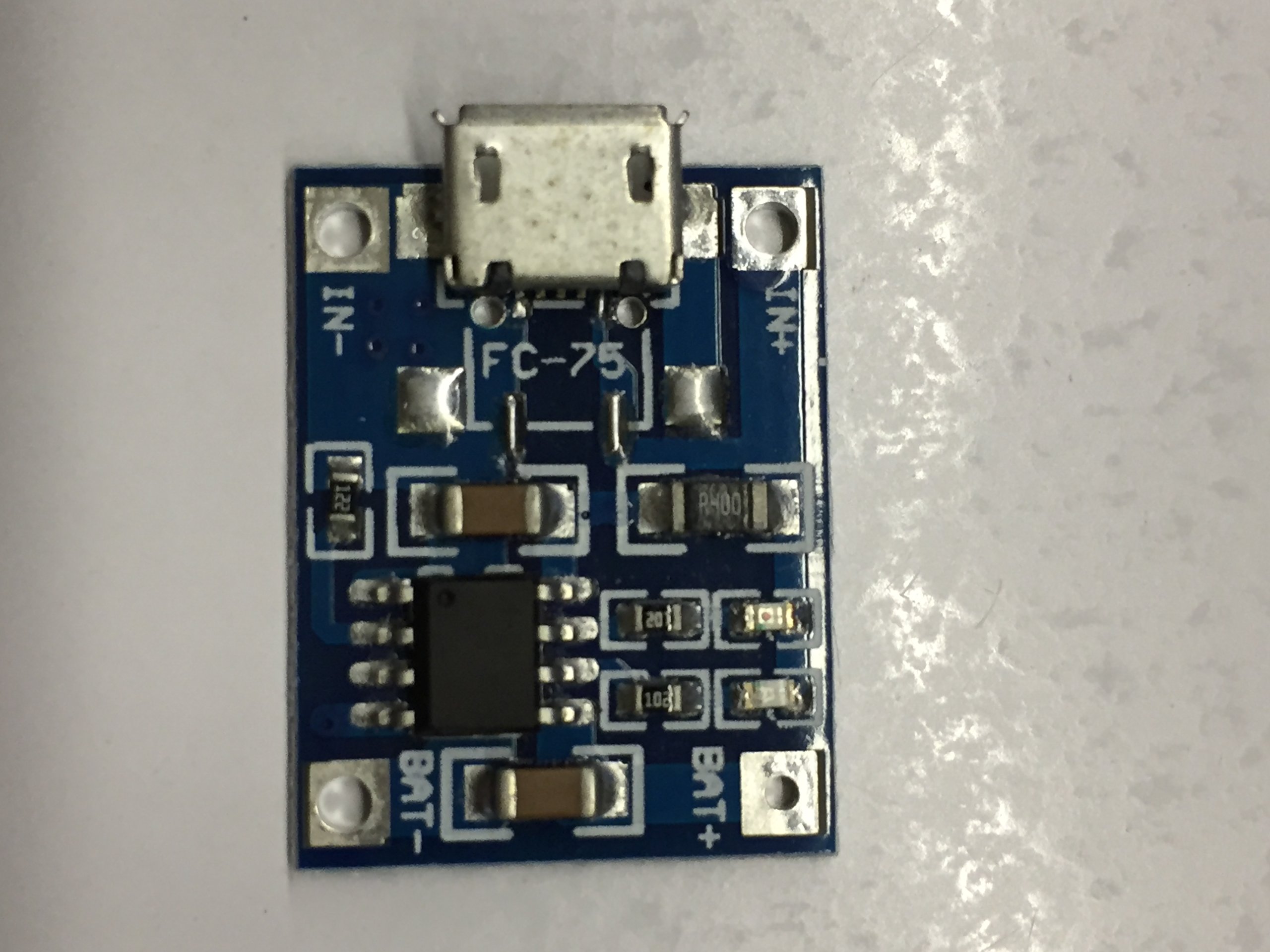 TP4056 Lithium battery charging module from PCBWay on Tindie