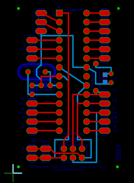 ATMEGA328 (ICSP) - Very simple Arduino from antoinekik on Tindie